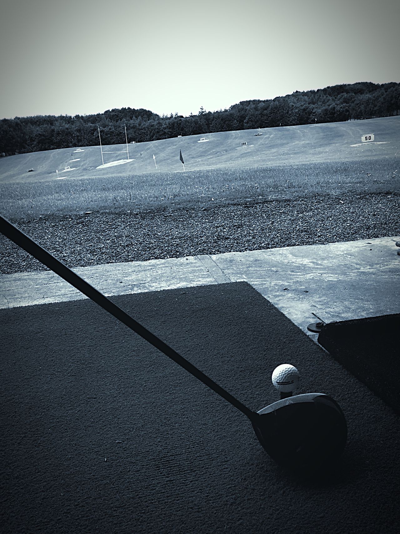 Practice golf , first pictures