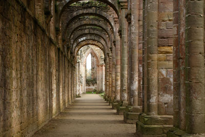 Corridor of historic building