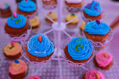 Close-up of cupcakes