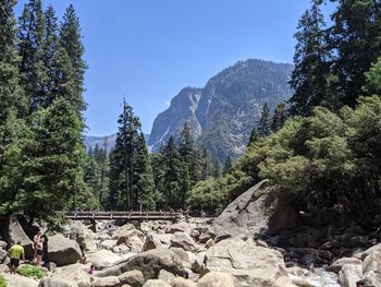 Scenic view of rocky mountains against sky