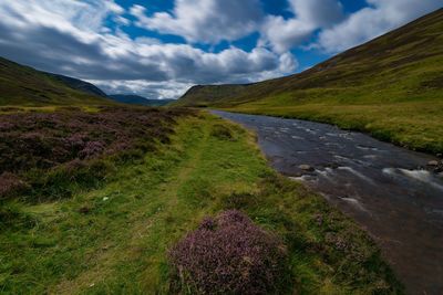 Scenic view of landscape against sky