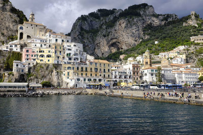 Town with buildings in background