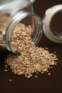 Close-up of breakfast in jar