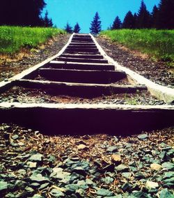 Road passing through landscape