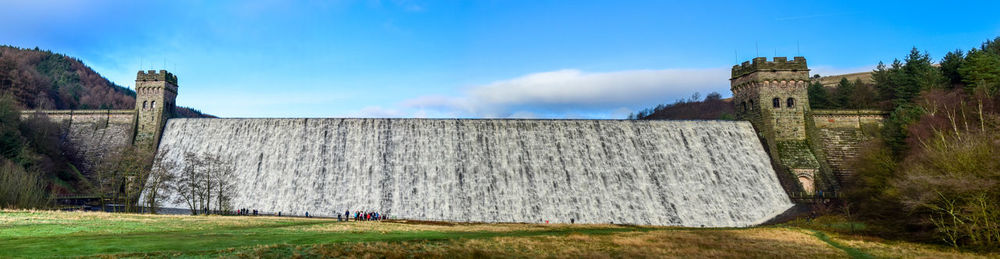 View of dam against sky