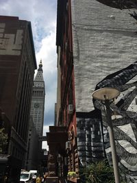 Low angle view of building against sky