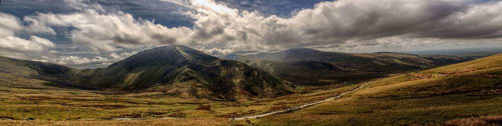 Panoramic view of landscape against sky