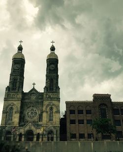 Low angle view of cathedral against sky