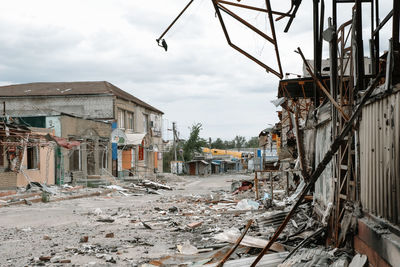 Street amidst buildings in city