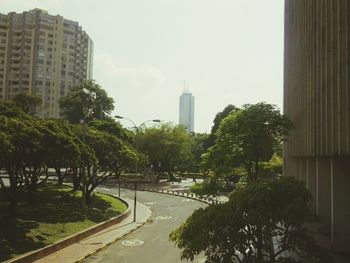 View of city against sky