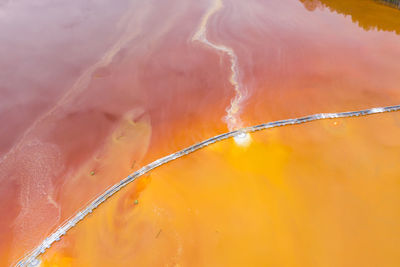 Full frame shot of water on beach