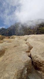 Scenic view in ijen mountain