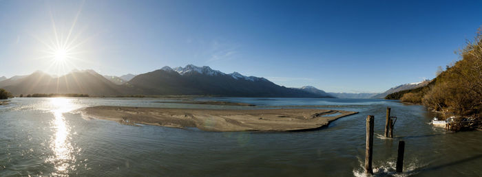 Panoramic view of sea against sky