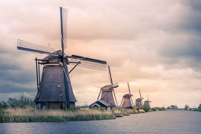 Windmill at kinderdijk netherland