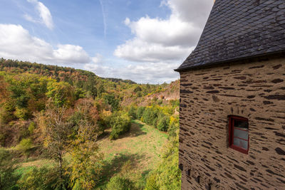 Panoramic shot of buildings against sky