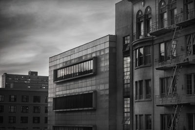 Low angle view of building against sky