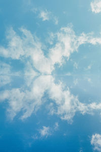 Low angle view of clouds in sky