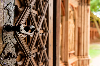 Full frame shot of old wooden fence