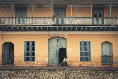 Exterior of old building