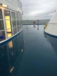 Cruise ship in sea