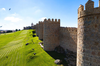 View of old ruins