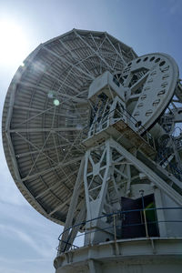 Low angle view of ferris wheel against sky