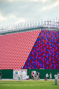 The mastaba, hyde park, public sculpture created by christo and jean-claude inspired 6 march 2018 