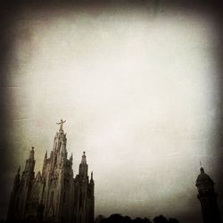 Low angle view of temple