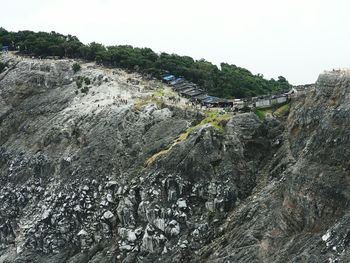 Scenic view of mountain against sky