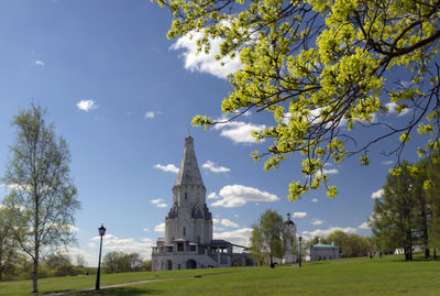 Low angle view of a temple