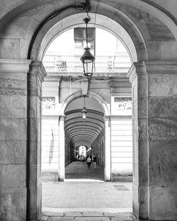 Man in corridor