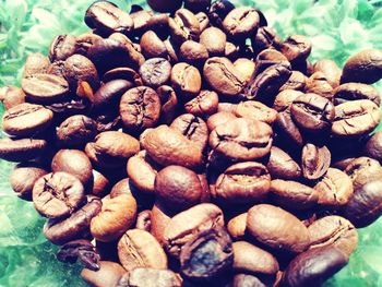 Close-up of coffee beans