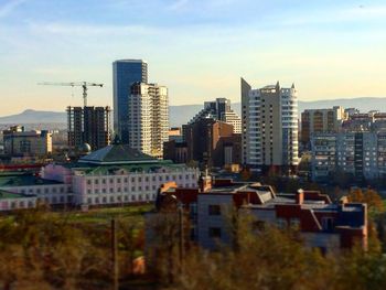 View of buildings in city