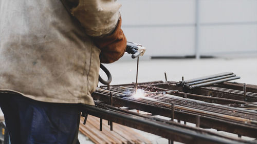 Man working in factory