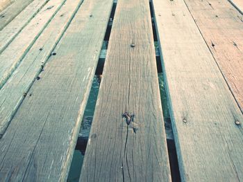 High angle view of man on floor