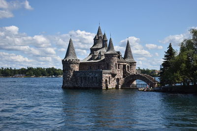 Amazing castle in the thousand islands park