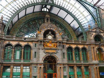 Low angle view of historical building