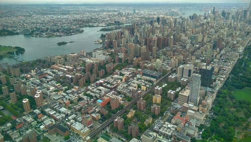 High angle view of cityscape