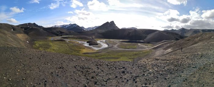 Panoramic view of landscape against sky