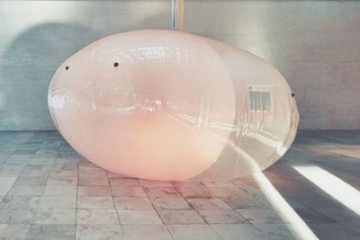 Close-up of balloon on table