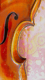 Full frame shot of violin