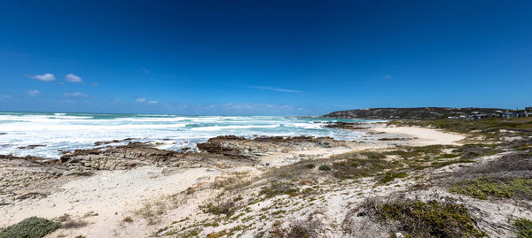 Panorama of cape agulhas, the southernmost point of africa