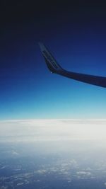 View of blue sky and clouds