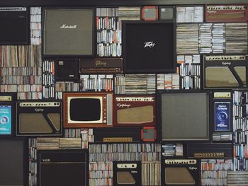 Library with old tapes