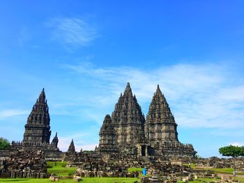 Temples against sky