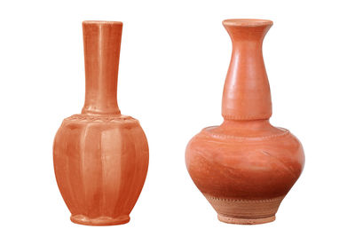 Close-up of cupcakes against white background