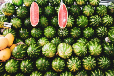 Close-up of fruits for sale in market