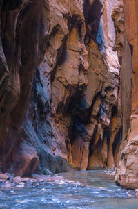 Rock formations in sea