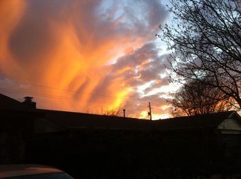 Scenic view of sky at sunset