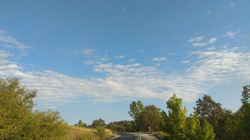 Scenic view of land against sky